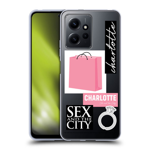 Sex and The City: Television Series Characters Shopping Bag Charlotte Soft Gel Case for Xiaomi Redmi Note 12 4G