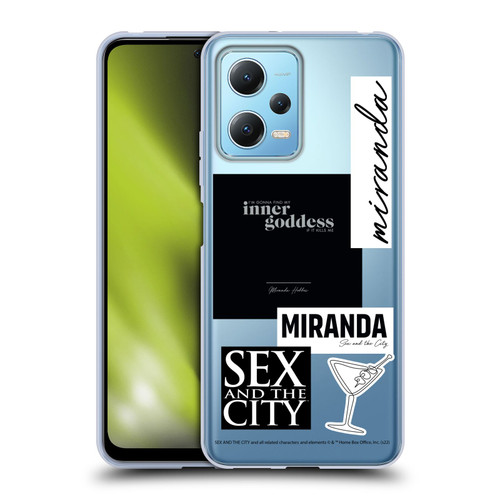Sex and The City: Television Series Characters Inner Goddess Miranda Soft Gel Case for Xiaomi Redmi Note 12 5G