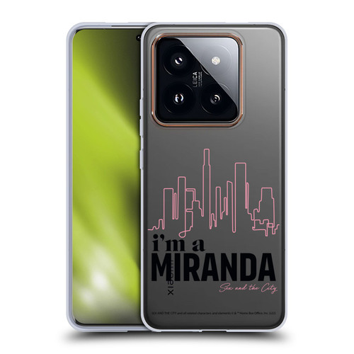 Sex and The City: Television Series Characters I'm A Miranda Soft Gel Case for Xiaomi 14 Pro