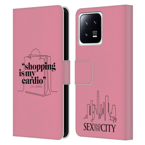 Sex and The City: Television Series Characters Shopping Cardio Carrie Leather Book Wallet Case Cover For Xiaomi 13 5G