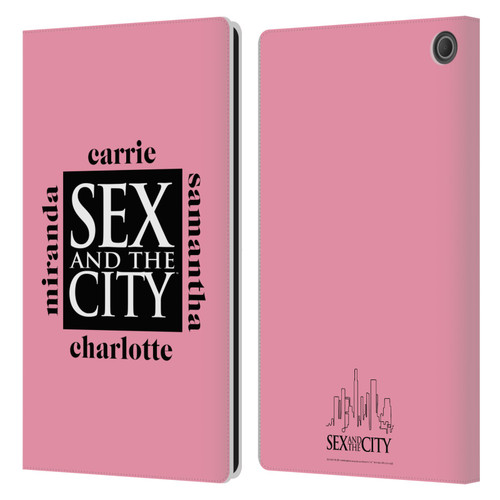 Sex and The City: Television Series Graphics Character 1 Leather Book Wallet Case Cover For Amazon Fire Max 11 2023