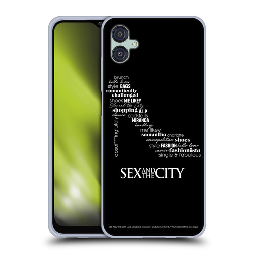 Sex and The City: Television Series Graphics Shoe Soft Gel Case for Samsung Galaxy M04 5G / A04e