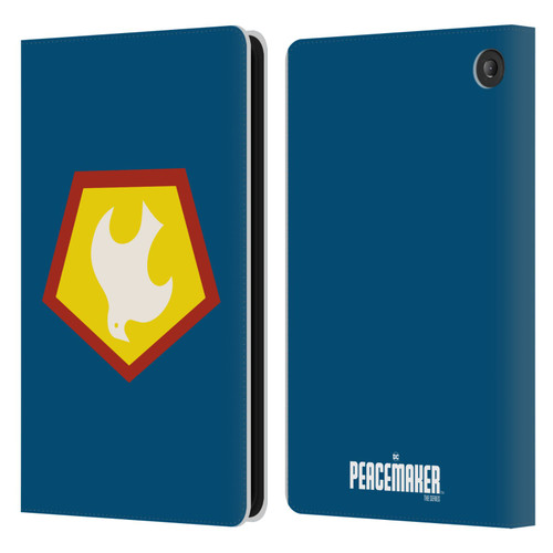 Peacemaker: Television Series Graphics Logo Leather Book Wallet Case Cover For Amazon Fire 7 2022