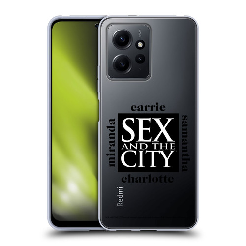 Sex and The City: Television Series Graphics Character 1 Soft Gel Case for Xiaomi Redmi Note 12 4G