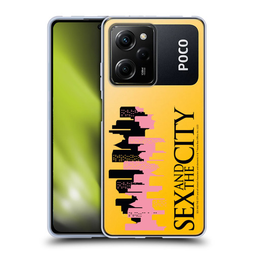 Sex and The City: Television Series Graphics City Soft Gel Case for Xiaomi Redmi Note 12 Pro 5G