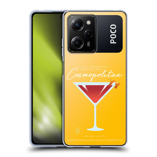 Sex and The City: Television Series Graphics Glass Soft Gel Case for Xiaomi Redmi Note 12 Pro 5G