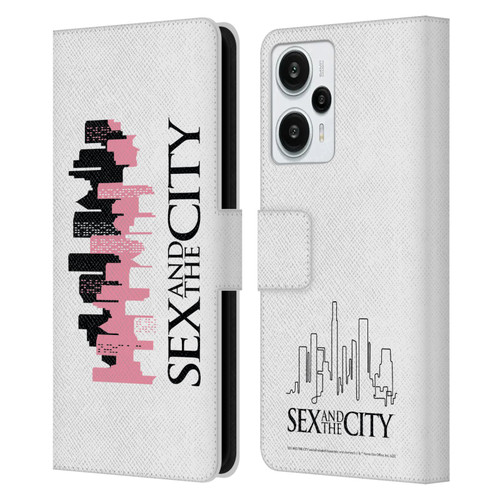 Sex and The City: Television Series Graphics City Leather Book Wallet Case Cover For Xiaomi Redmi Note 12T