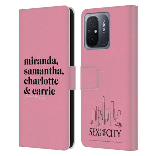 Sex and The City: Television Series Graphics Character 2 Leather Book Wallet Case Cover For Xiaomi Redmi 12C