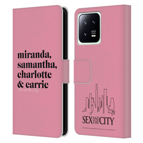 Sex and The City: Television Series Graphics Character 2 Leather Book Wallet Case Cover For Xiaomi 13 5G