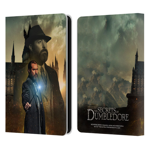 Fantastic Beasts: Secrets of Dumbledore Character Art Albus Dumbledore Leather Book Wallet Case Cover For Amazon Kindle 11th Gen 6in 2022