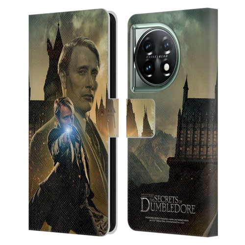 Fantastic Beasts: Secrets of Dumbledore Character Art Gellert Grindelwald Leather Book Wallet Case Cover For OnePlus 11 5G