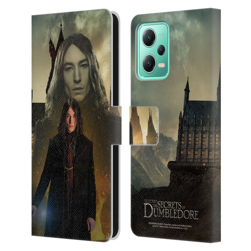 Fantastic Beasts: Secrets of Dumbledore Character Art Credence Barebone Leather Book Wallet Case Cover For Xiaomi Redmi Note 12 5G