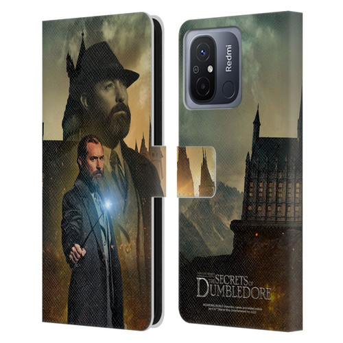 Fantastic Beasts: Secrets of Dumbledore Character Art Albus Dumbledore Leather Book Wallet Case Cover For Xiaomi Redmi 12C