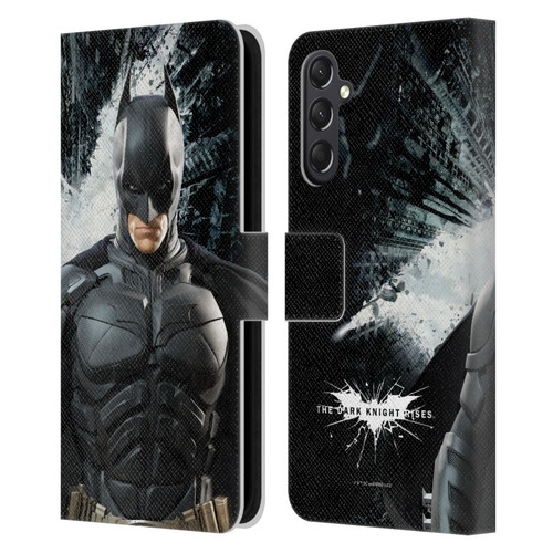 The Dark Knight Rises Character Art Batman Leather Book Wallet Case Cover For Samsung Galaxy A24 4G / M34 5G