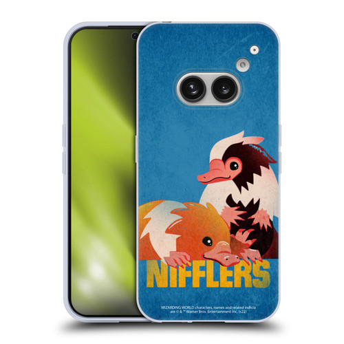 Fantastic Beasts: Secrets of Dumbledore Graphic Badges Nifflers Soft Gel Case for Nothing Phone (2a)