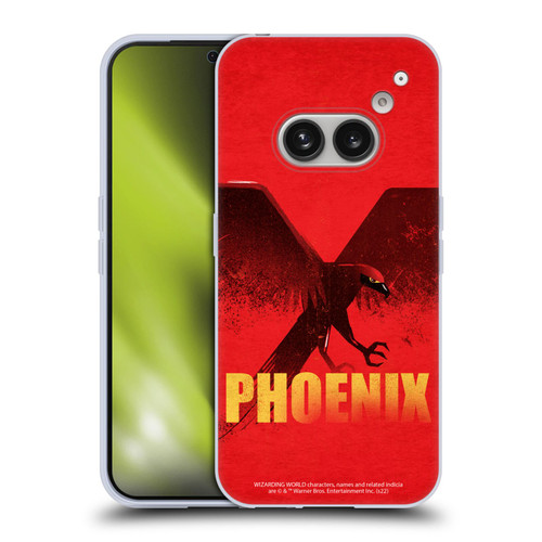 Fantastic Beasts: Secrets of Dumbledore Graphic Badges Phoenix Soft Gel Case for Nothing Phone (2a)