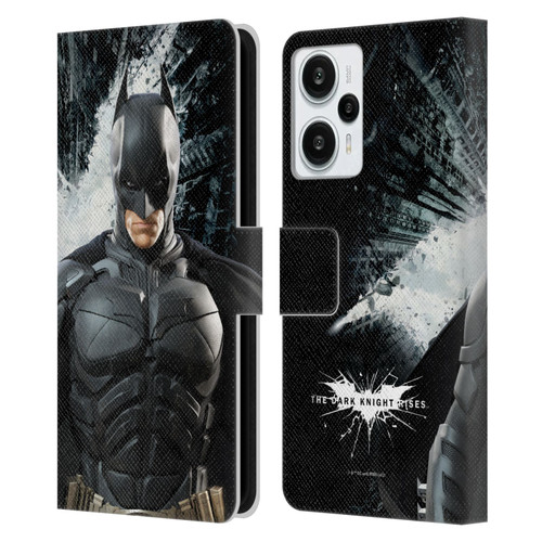 The Dark Knight Rises Character Art Batman Leather Book Wallet Case Cover For Xiaomi Redmi Note 12T