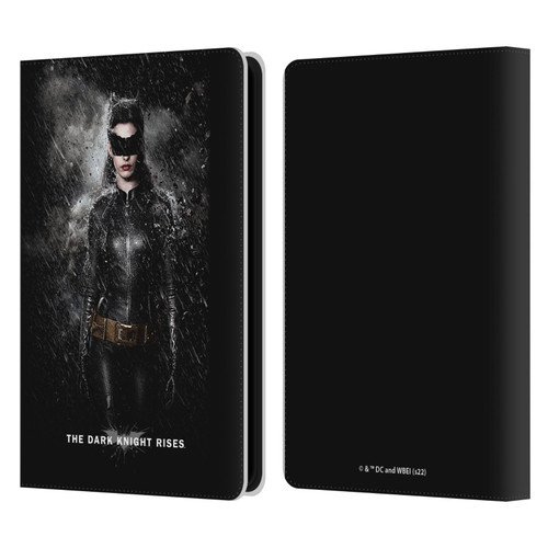 The Dark Knight Rises Key Art Catwoman Rain Poster Leather Book Wallet Case Cover For Amazon Kindle Paperwhite 5 (2021)