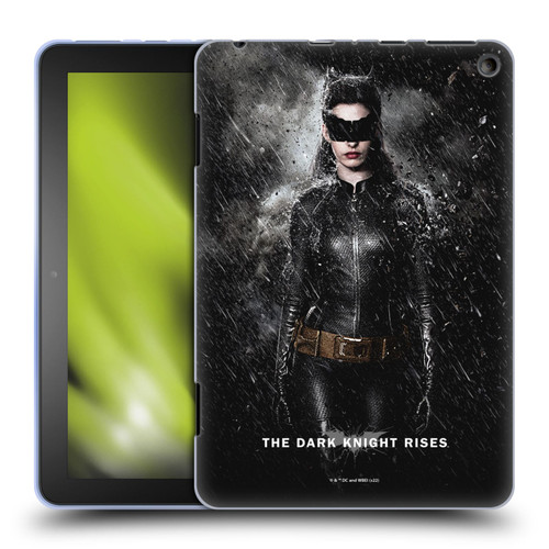 The Dark Knight Rises Key Art Catwoman Rain Poster Soft Gel Case for Amazon Fire HD 8/Fire HD 8 Plus 2020