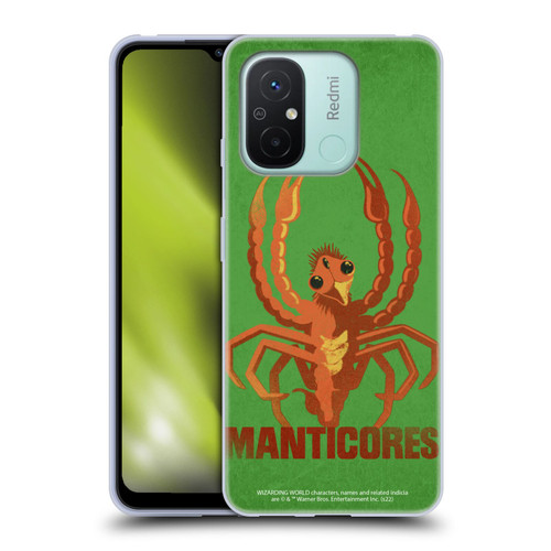 Fantastic Beasts: Secrets of Dumbledore Graphic Badges Manticores Soft Gel Case for Xiaomi Redmi 12C