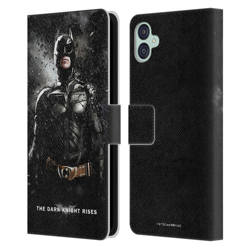 The Dark Knight Rises Key Art Batman Rain Poster Leather Book Wallet Case Cover For Samsung Galaxy M04 5G / A04e