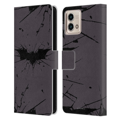 The Dark Knight Rises Logo Black Leather Book Wallet Case Cover For Motorola Moto G Stylus 5G 2023