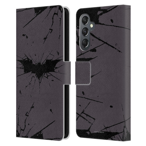The Dark Knight Rises Logo Black Leather Book Wallet Case Cover For Samsung Galaxy A25 5G
