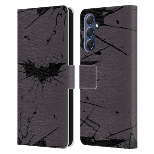 The Dark Knight Rises Logo Black Leather Book Wallet Case Cover For Samsung Galaxy M54 5G