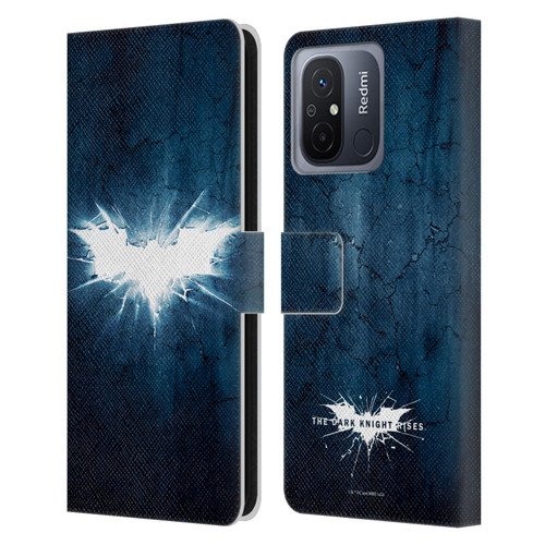 The Dark Knight Rises Logo Grunge Leather Book Wallet Case Cover For Xiaomi Redmi 12C