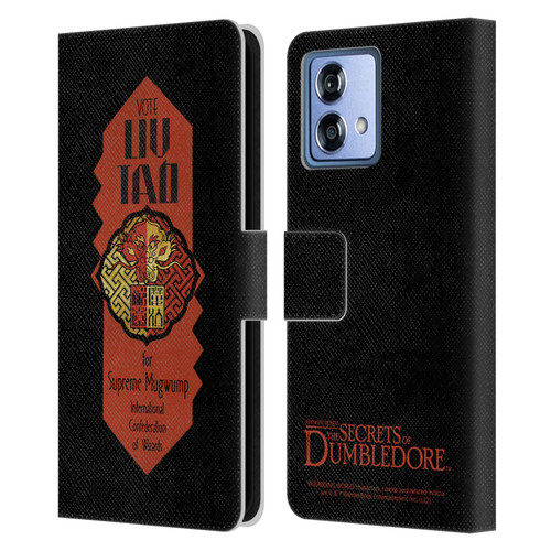 Fantastic Beasts: Secrets of Dumbledore Graphics Liu Tao Leather Book Wallet Case Cover For Motorola Moto G84 5G