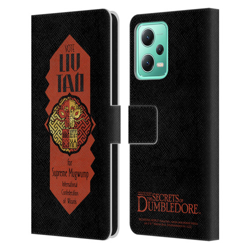 Fantastic Beasts: Secrets of Dumbledore Graphics Liu Tao Leather Book Wallet Case Cover For Xiaomi Redmi Note 12 5G