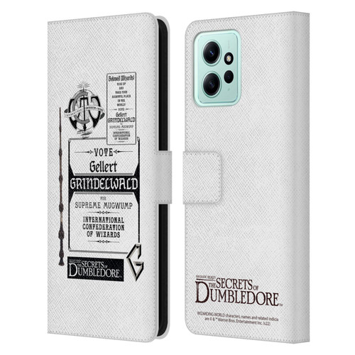 Fantastic Beasts: Secrets of Dumbledore Graphics Gellert Grindelwald Leather Book Wallet Case Cover For Xiaomi Redmi 12