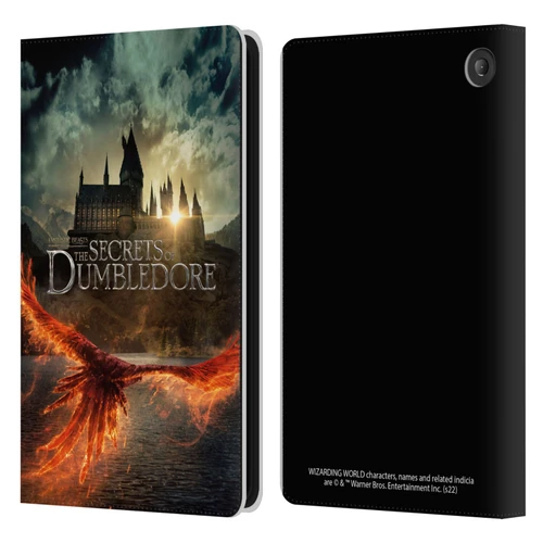 Fantastic Beasts: Secrets of Dumbledore Key Art Poster Leather Book Wallet Case Cover For Amazon Fire 7 2022
