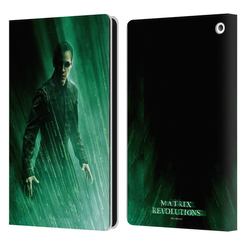 The Matrix Revolutions Key Art Neo 3 Leather Book Wallet Case Cover For Amazon Fire HD 8/Fire HD 8 Plus 2020