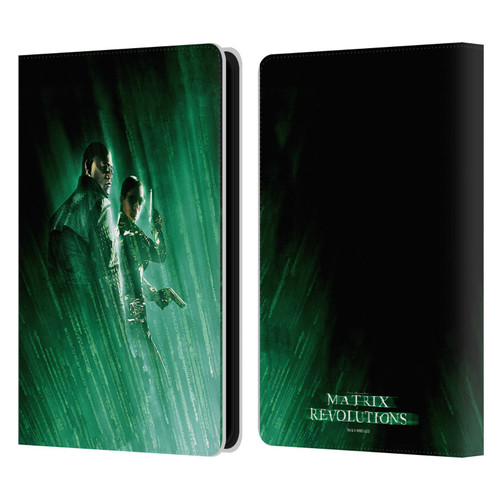 The Matrix Revolutions Key Art Morpheus Trinity Leather Book Wallet Case Cover For Amazon Kindle Paperwhite 5 (2021)