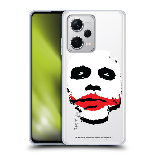 The Dark Knight Character Art Joker Face Soft Gel Case for Xiaomi Redmi Note 12 Pro+ 5G