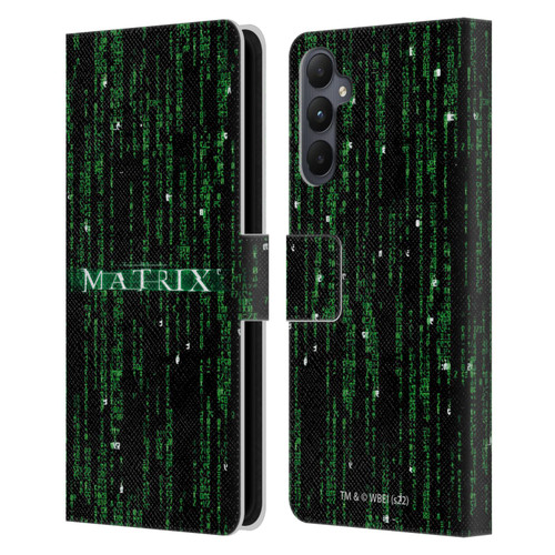 The Matrix Key Art Codes Leather Book Wallet Case Cover For Samsung Galaxy A05s