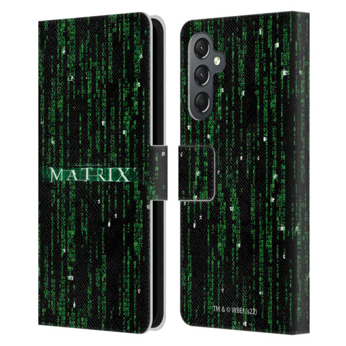 The Matrix Key Art Codes Leather Book Wallet Case Cover For Samsung Galaxy A25 5G
