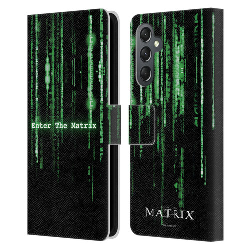 The Matrix Key Art Enter The Matrix Leather Book Wallet Case Cover For Samsung Galaxy A25 5G