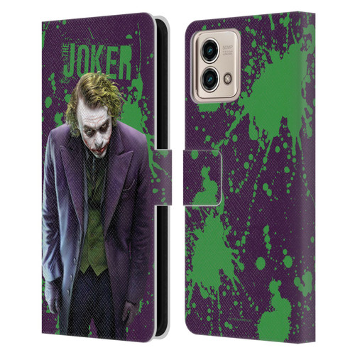 The Dark Knight Graphics Character Art Leather Book Wallet Case Cover For Motorola Moto G Stylus 5G 2023