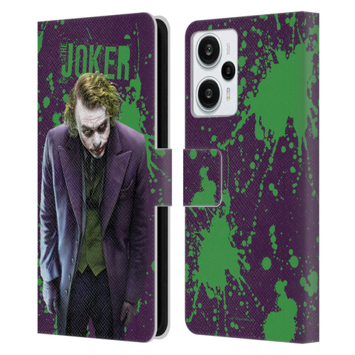 The Dark Knight Graphics Character Art Leather Book Wallet Case Cover For Xiaomi Redmi Note 12T
