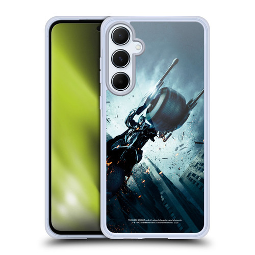 The Dark Knight Key Art Batman Batpod Soft Gel Case for Samsung Galaxy A55 5G