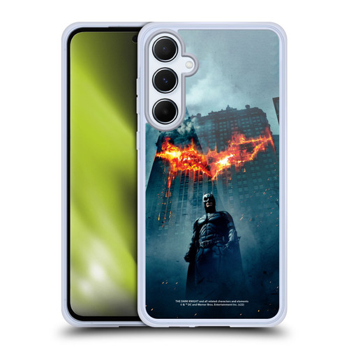 The Dark Knight Key Art Batman Poster Soft Gel Case for Samsung Galaxy A55 5G