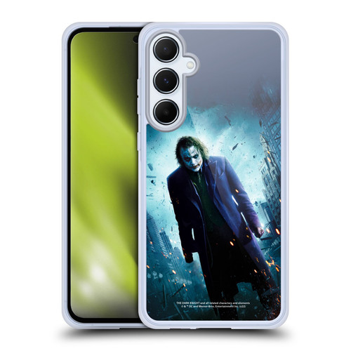 The Dark Knight Key Art Joker Poster Soft Gel Case for Samsung Galaxy A55 5G