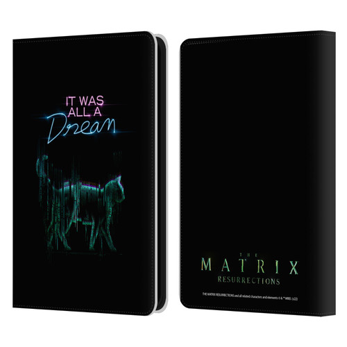 The Matrix Resurrections Key Art It Was All A Dream Leather Book Wallet Case Cover For Amazon Kindle 11th Gen 6in 2022
