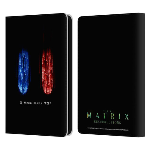 The Matrix Resurrections Key Art Is Anyone Really Free Leather Book Wallet Case Cover For Amazon Kindle Paperwhite 5 (2021)