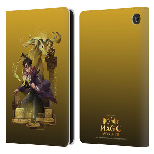 Harry Potter: Magic Awakened Characters Harry Potter Leather Book Wallet Case Cover For Amazon Fire 7 2022