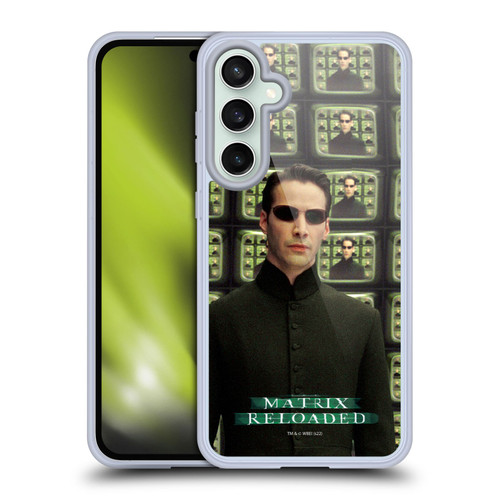 The Matrix Reloaded Key Art Neo 2 Soft Gel Case for Samsung Galaxy S23 FE 5G