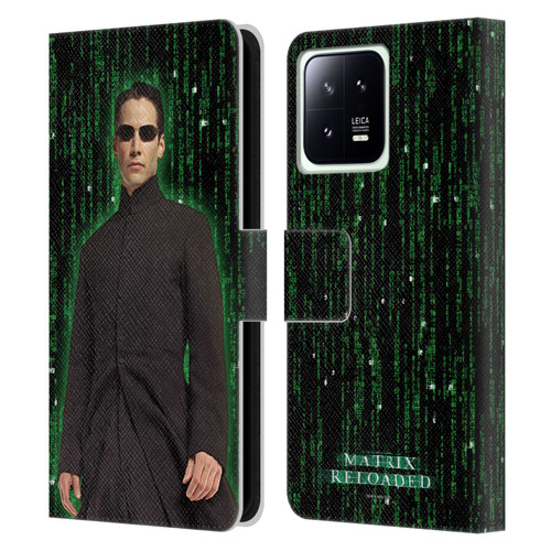 The Matrix Reloaded Key Art Neo 1 Leather Book Wallet Case Cover For Xiaomi 13 5G