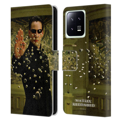 The Matrix Reloaded Key Art Neo 3 Leather Book Wallet Case Cover For Xiaomi 13 5G